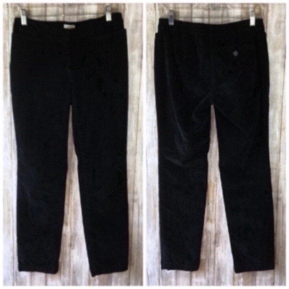 J. Jill Pants - J. Jill Black Corduroy Straight Leg Pants